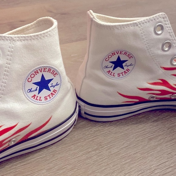 ❌SOLD❌ NWOT [Converse] Chuck Taylor Flame All-Star Hi-Top Sneakers Women's Sz 6 - Picture 12 of 15